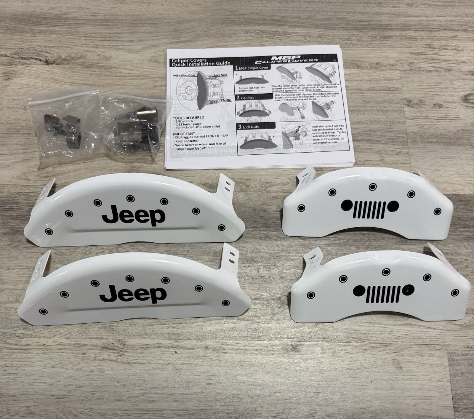 MGP Brake Caliper Covers for 2011-2022 Jeep Grand Cherokee Requires 17\ MGP Brake Caliper Covers for 2011-2022 Jeep Grand Cherokee Requires 17\