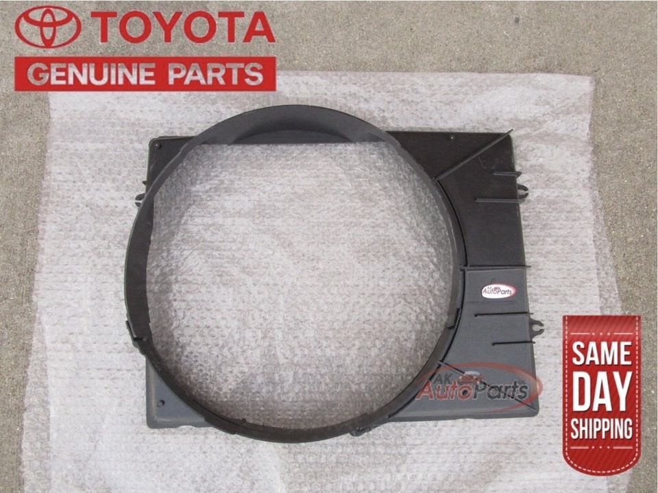 84 - 95 TOYOTA PICKUP 2.4L 4CYL 22R 22RE RADIATOR FAN SHROUD OEM BRAND NEW 84 - 95 TOYOTA PICKUP 2.4L 4CYL 22R 22RE RADIATOR FAN SHROUD OEM BRAND NEW