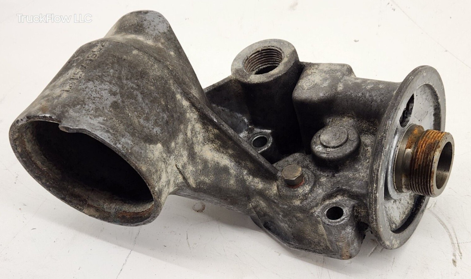 1995-2003 Ford F250 F350 7.3L Super Duty Oil Cooler adapter housing #1815739C2