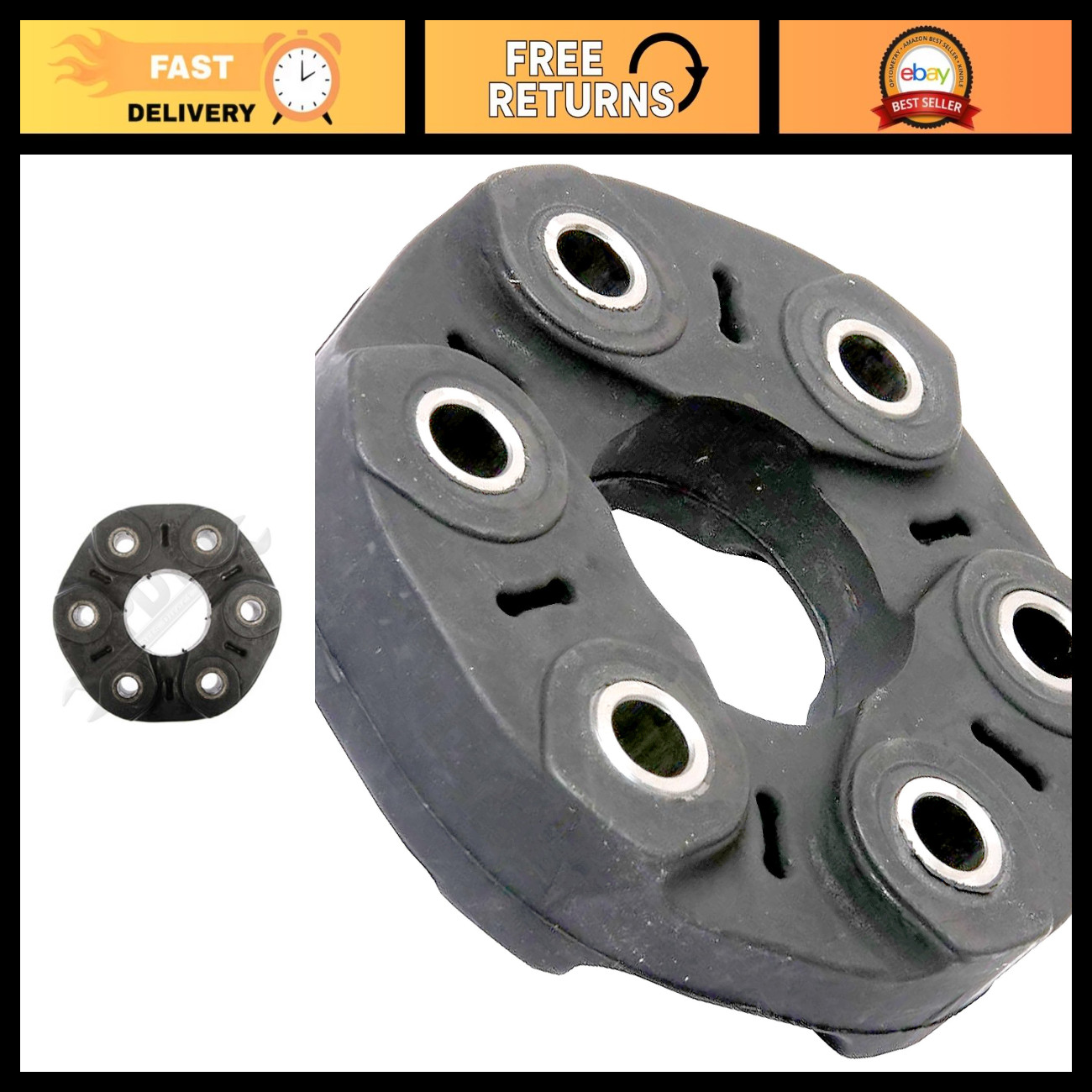 Driveshaft Flex Joint Coupler for Enhanced Performance & Durability - Universal Driveshaft Flex Joint Coupler for Enhanced Performance & Durability - Universal