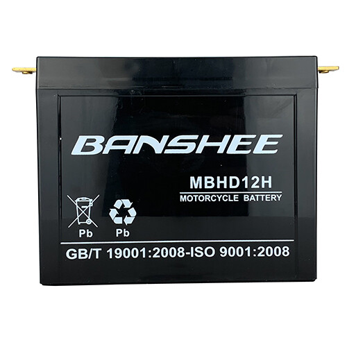 Banshee YHD-12 AGM Battery – Maintenance-Free For 1965-1984 Harley Electra Glide