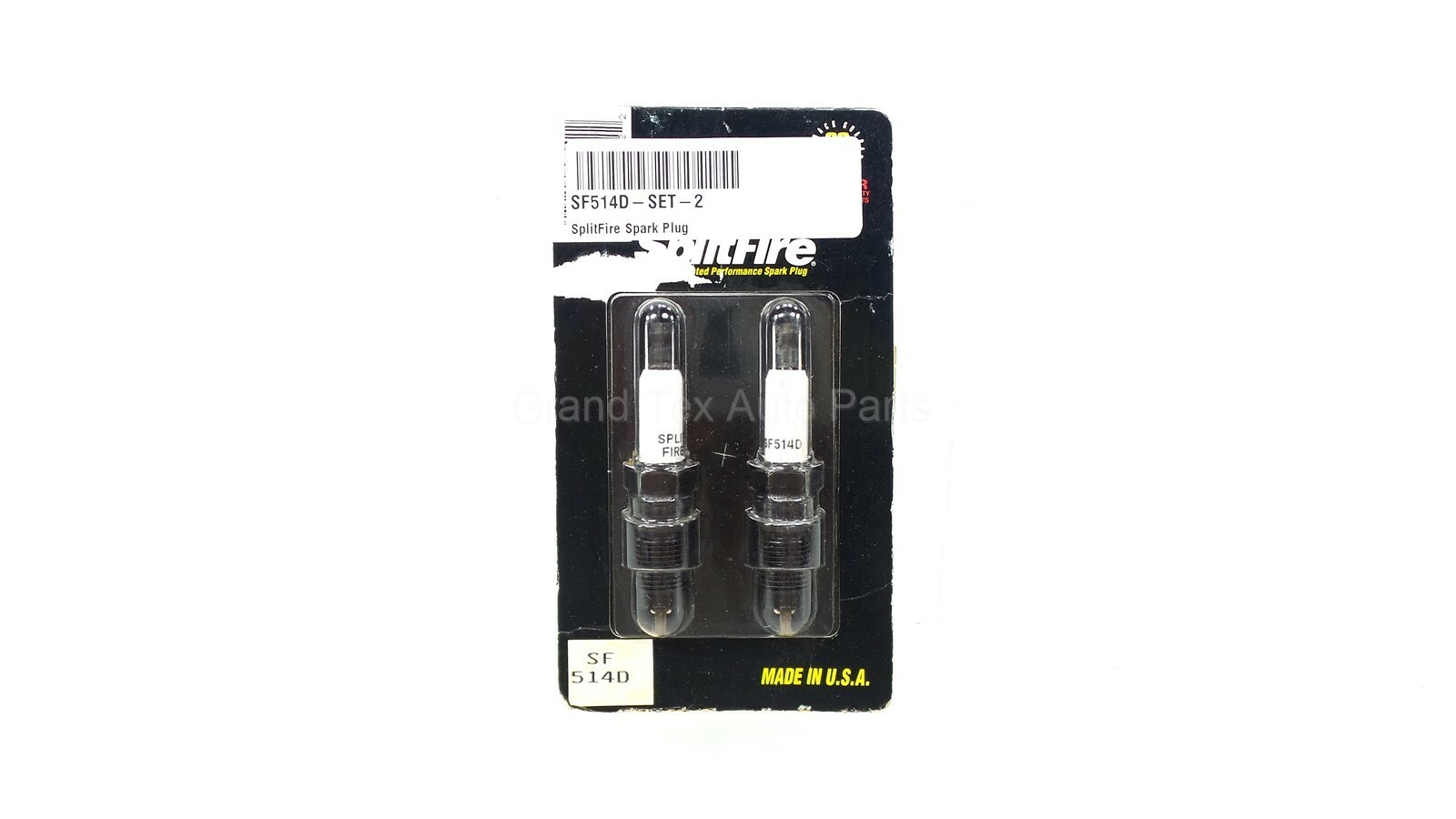 NEW SplitFire Spark Plug Set of 2 SF514D Split V Performance Design Ford 1983-07