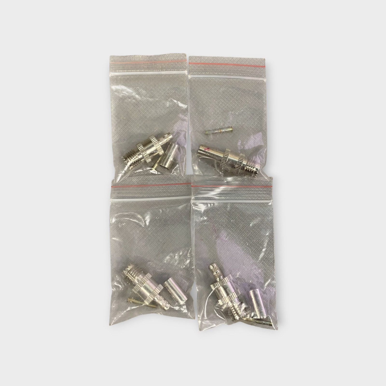 Mini UHF Female Crimp Connector for RG-58 (Lot of 4) - New Old Stock