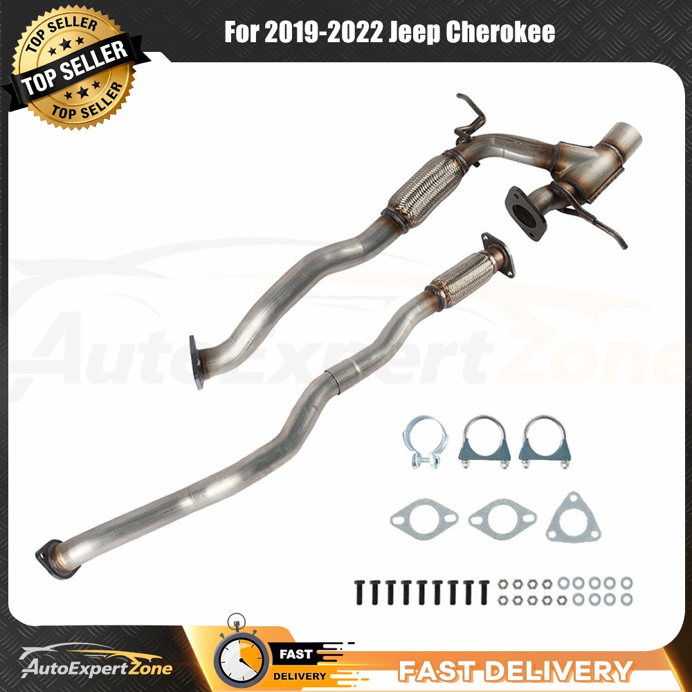 For 2019-2022 Jeep Cherokee 3.2L EXHAUST FLEX PIPES left and right side