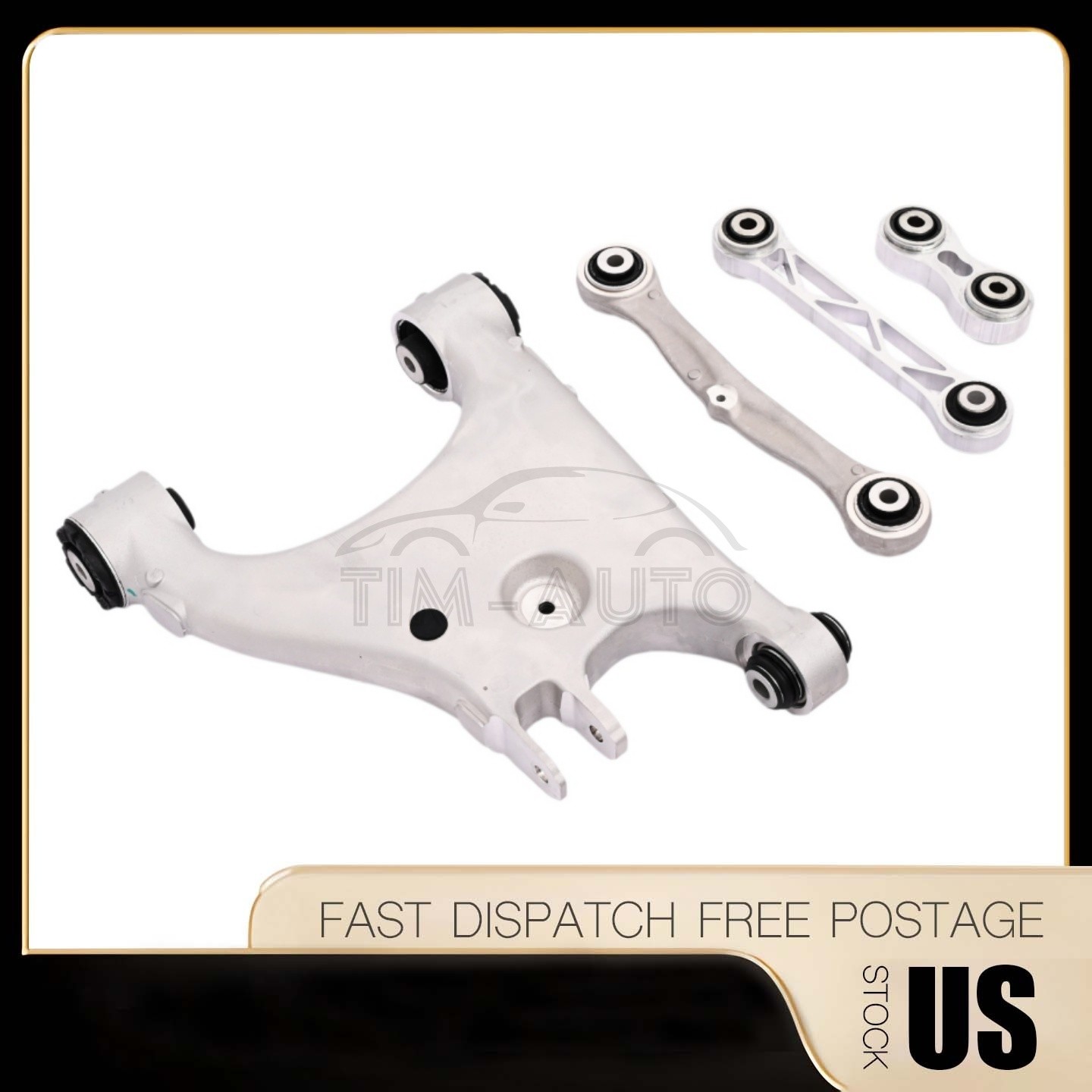 4pcs Rear Lower Suspension Control Arm Kit For 2012-2021 Tesla Model S Model X 4pcs Rear Lower Suspension Control Arm Kit For 2012-2021 Tesla Model S Model X