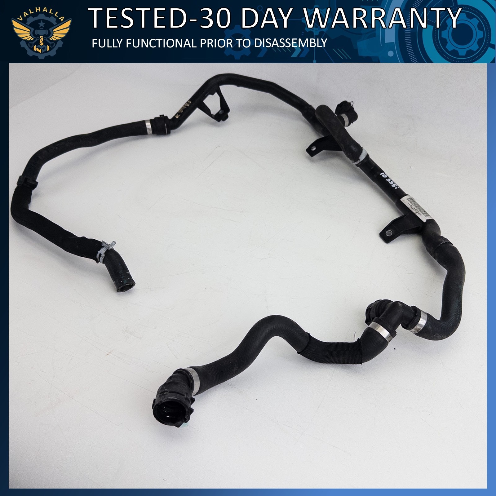 11-15 BMW 3 SERIES 335I E90 3.0L L6 DOHC N55 HEATER RETURN THERMOSTAT LINE OEM