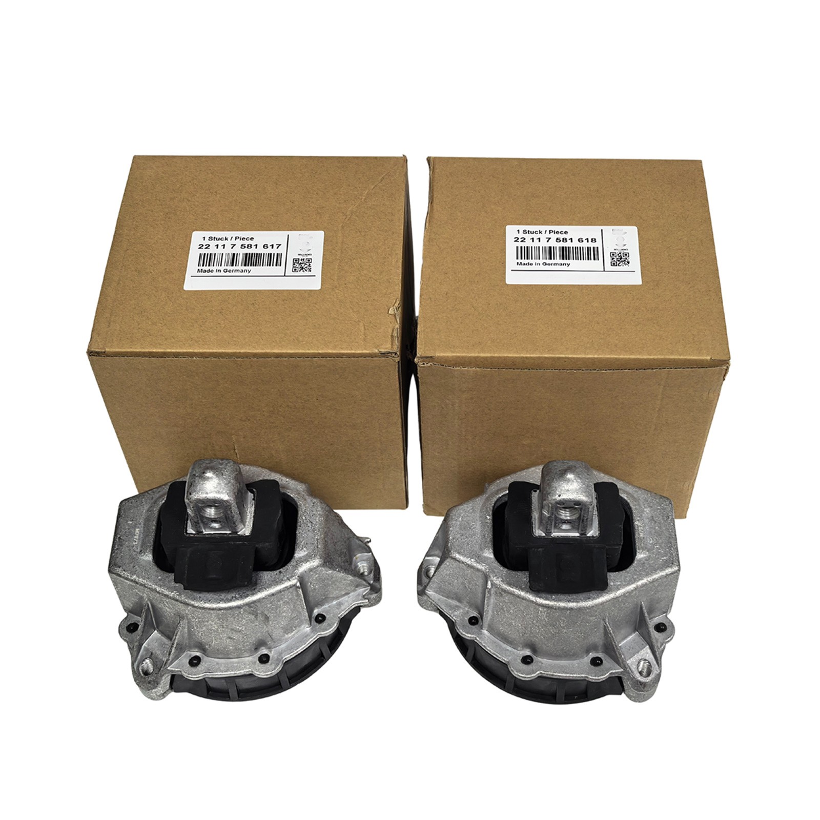 2Pcs OEM NEW For BMW 330i Engine Motor Mount Left+Right 22117581617 22117581618
