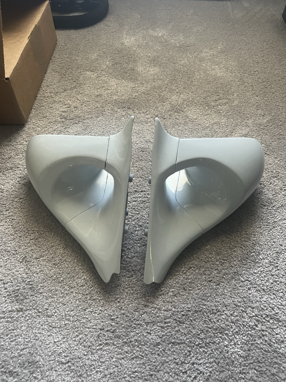Genuine S13 180sx Ganador Super Mirrors Blue Lense Genuine S13 180sx Ganador Super Mirrors Blue Lense