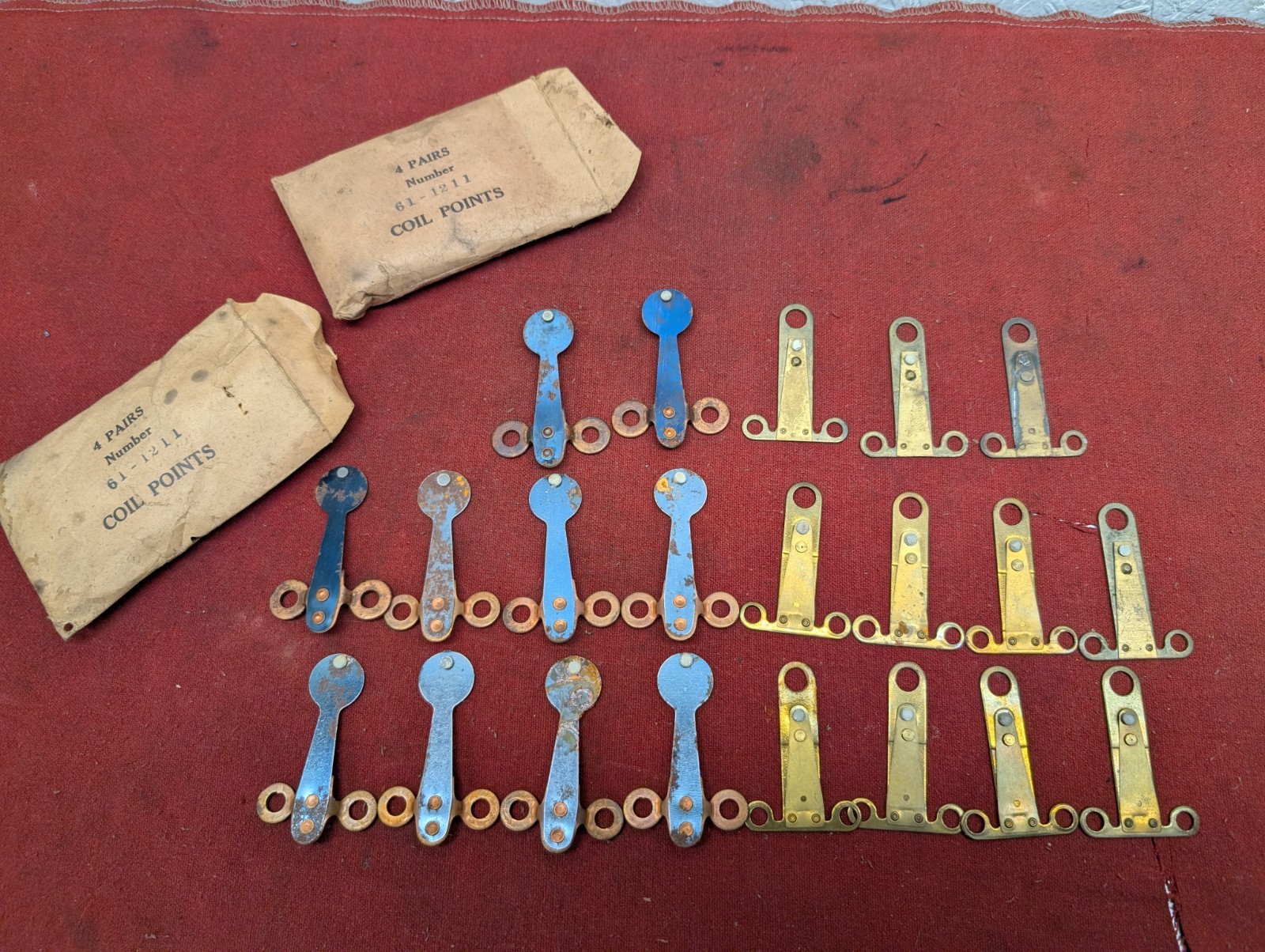 Vintage Ford Model T Coil Points Parts Lot Nors Antique Tin Lizzy Brass Era USA