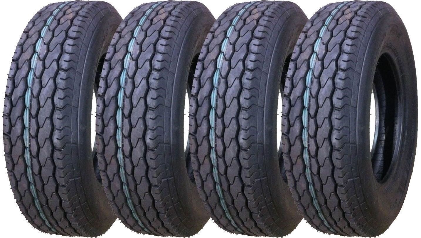 Free Country ST205/75D15 Trailer Tires 2057515 205 75 15 F78-15 Bias 11021 Set 4
