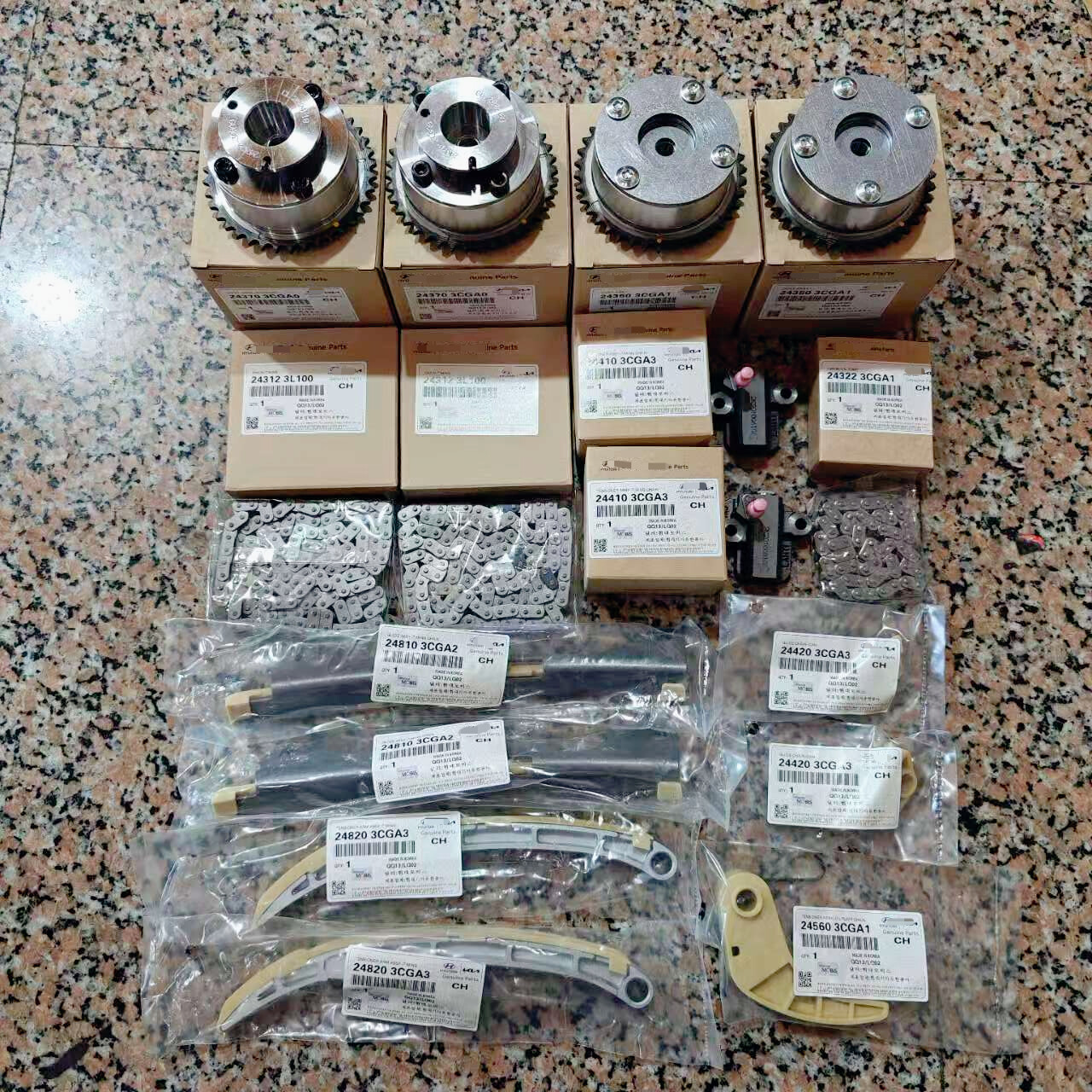 OEM NEW 16PCS Engine Timing Chain Kit For 2014 - 2020 Kia Sorento 3.3L US