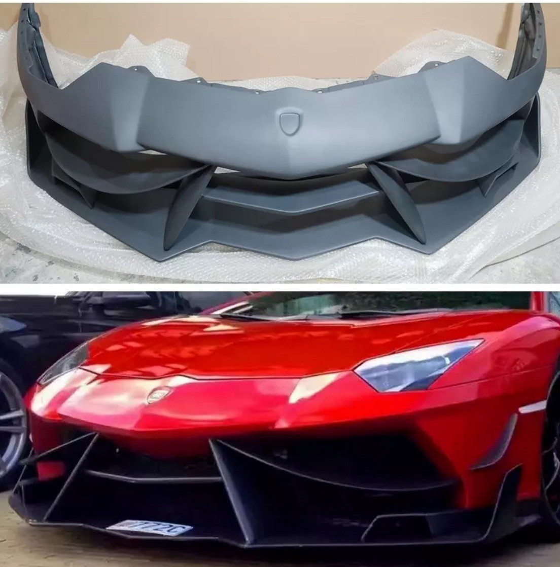 Lamborghini Aventador LP700 LP740 LP750 2012 - 2017 Front Bumper Lamborghini Aventador LP700 LP740 LP750 2012 - 2017 Front Bumper
