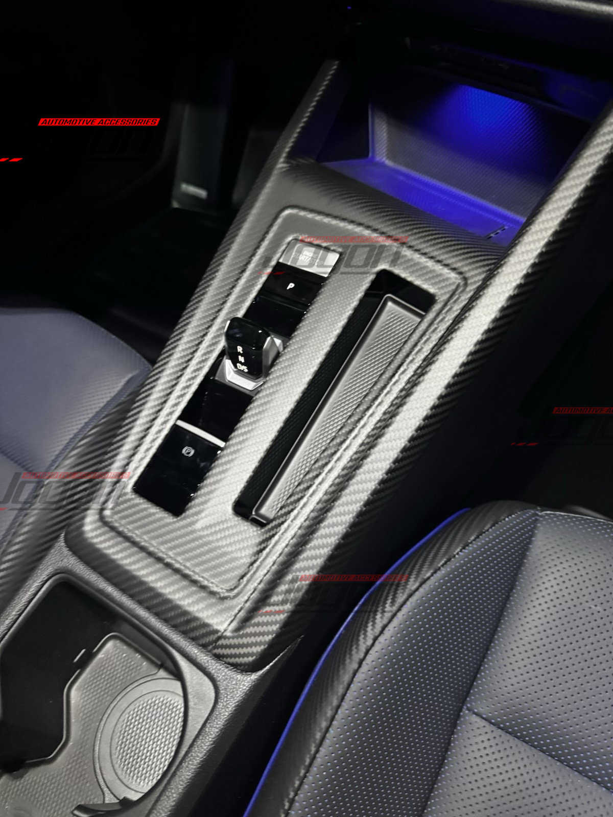 Golf R Dry Carbon For VW GOLF 8 MK8 GTE R Line 2021+ AT Console Gear Panel Cover