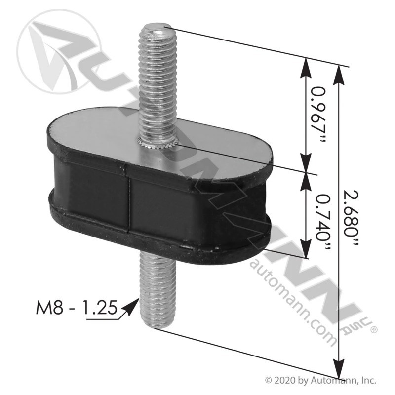 Isolator Air Cleaner Front Freightliner – Compatible with OEM 0335804000 sc Isolator Air Cleaner Front Freightliner – Compatible with OEM 0335804000 sc