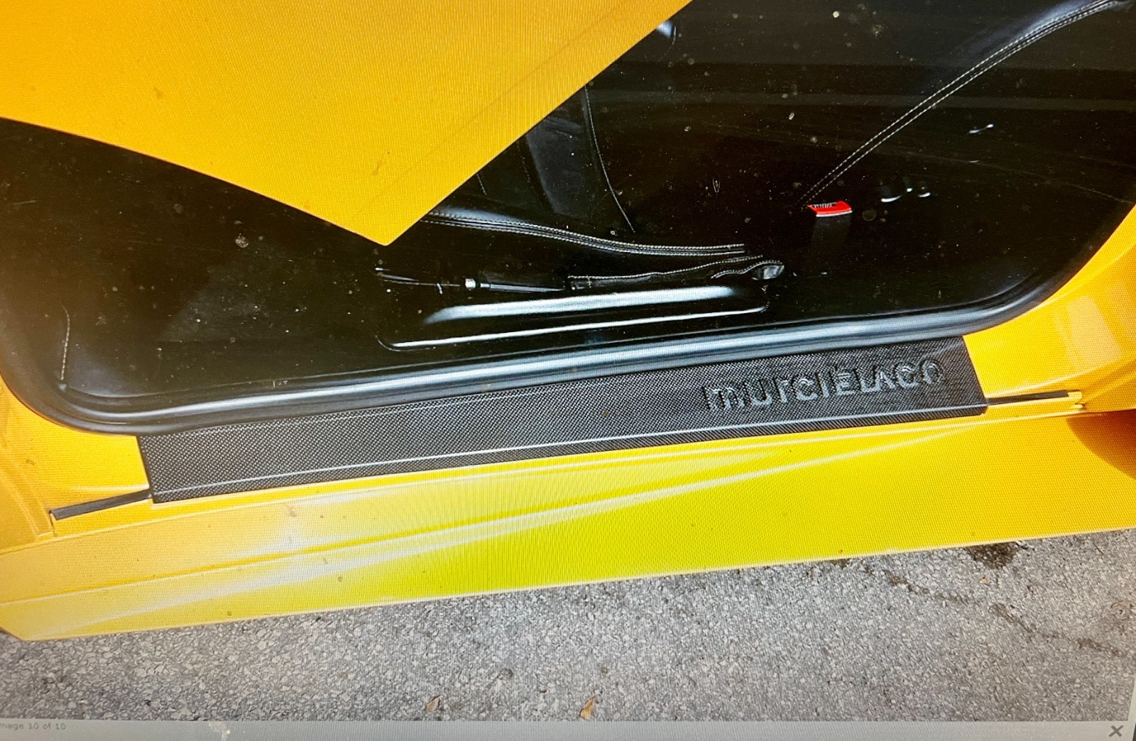 Lamborghini Murcielago 2006-10 Tesoro CARBON FIBER CF Door Sills Plates USA Made Lamborghini Murcielago 2006-10 Tesoro CARBON FIBER CF Door Sills Plates USA Made