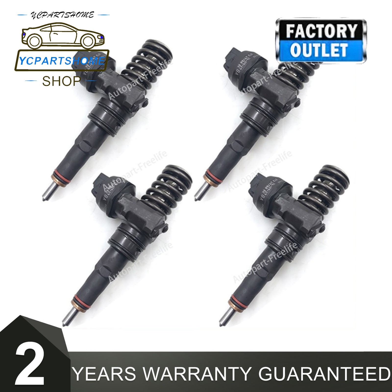 Fit Rebuilt VW TDI Unit Injectors 01-07 Beetle Golf Jetta Passat PD BEW BRM BHW