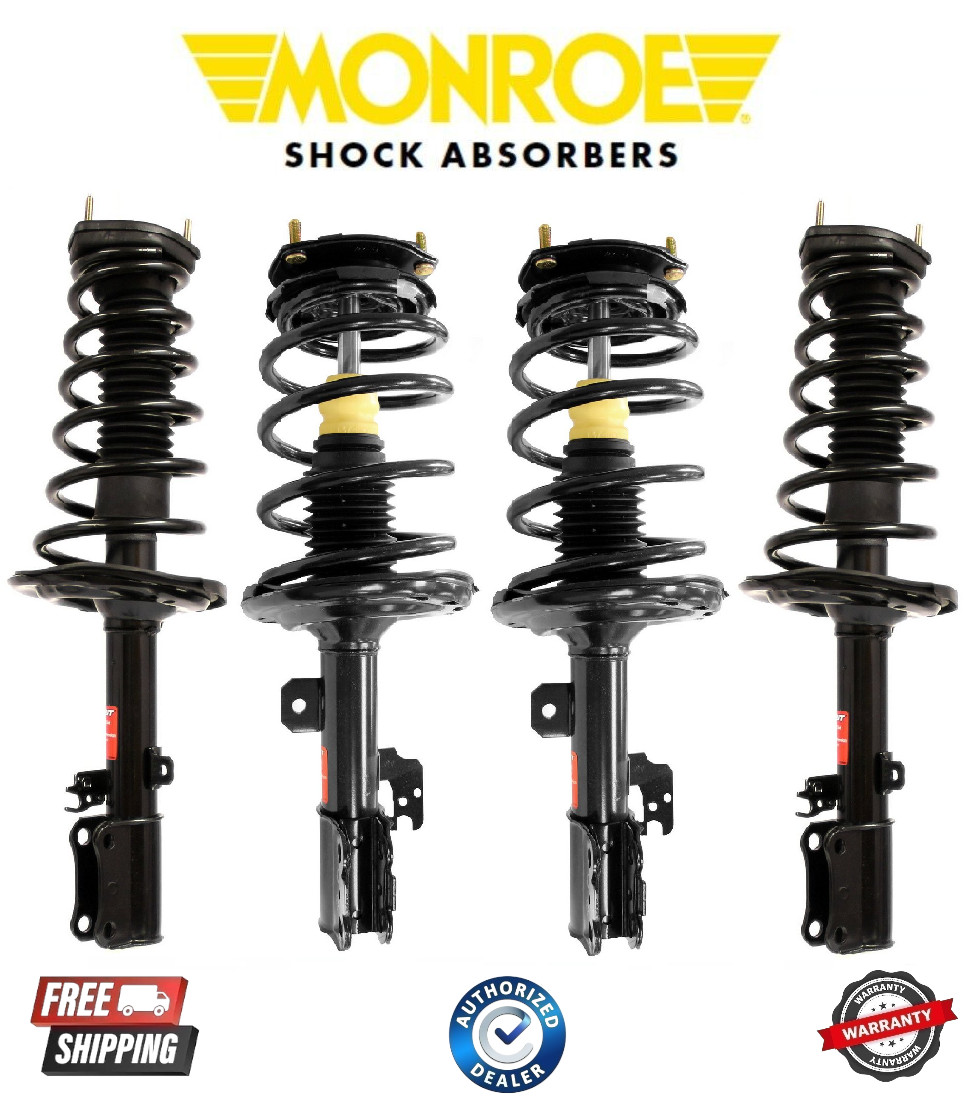 Complete Monroe OEM Front & Rear Struts For 2004-2006 Toyota Camry Complete Monroe OEM Front & Rear Struts For 2004-2006 Toyota Camry