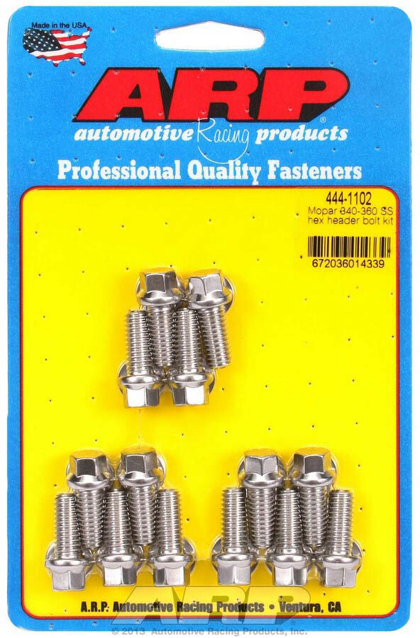 ARP S/S Header Bolt Kit - 5/16 x .750 UHL (14) ARP S/S Header Bolt Kit - 5/16 x .750 UHL (14)