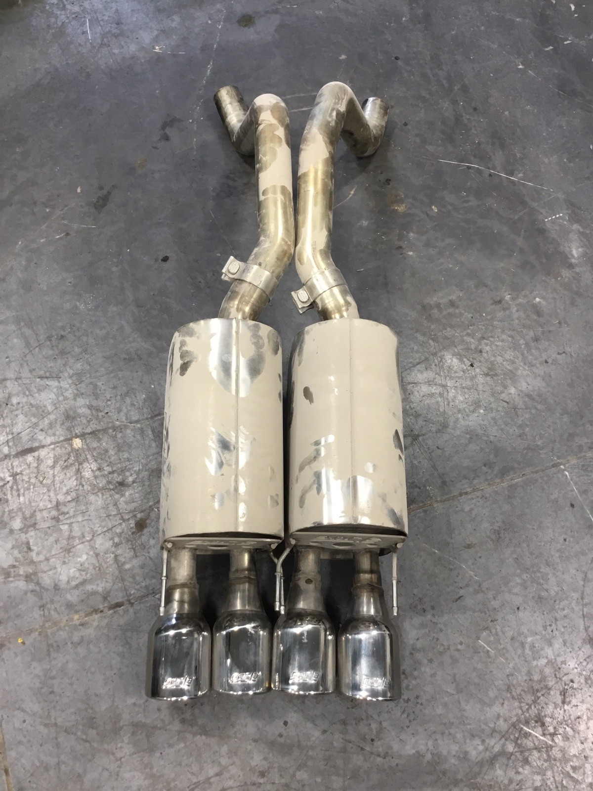 Borla Axle Back Mufflers S-Type II 05-07 C6 Corvette Base Borla Axle Back Mufflers S-Type II 05-07 C6 Corvette Base