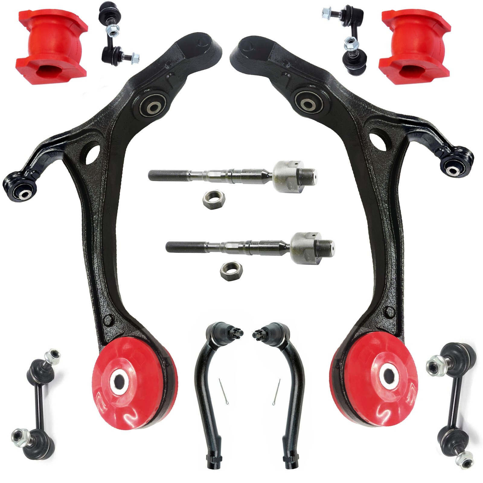 12PC Front Lower Control Arm Kit for 2007-2008 Acura TL