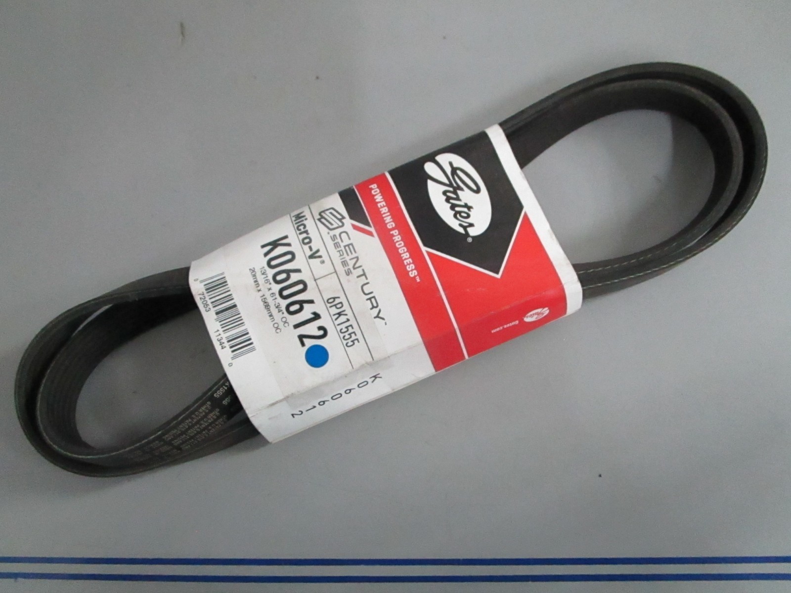 NEW K060612 Gates Century Series Micro-V Serpentine Belt 0820 NEW K060612 Gates Century Series Micro-V Serpentine Belt 0820