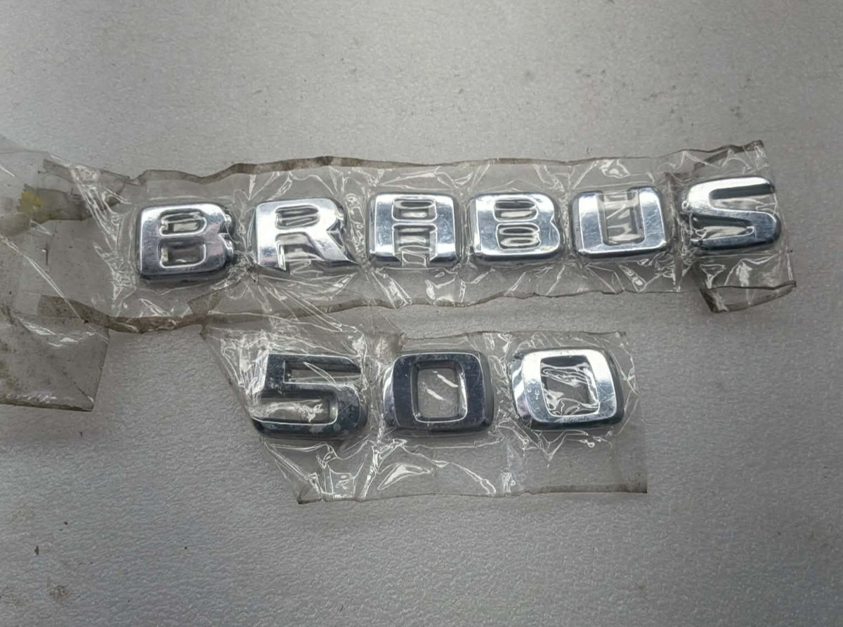 OEM BRABUS Emblem CHROME Rear Trunk Luggage Lid Badge AMG C63 G63 E63S GT63 OEM BRABUS Emblem CHROME Rear Trunk Luggage Lid Badge AMG C63 G63 E63S GT63