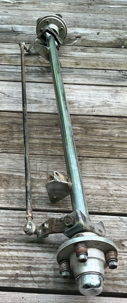 vintage midget micro sprint car front axle with hubs