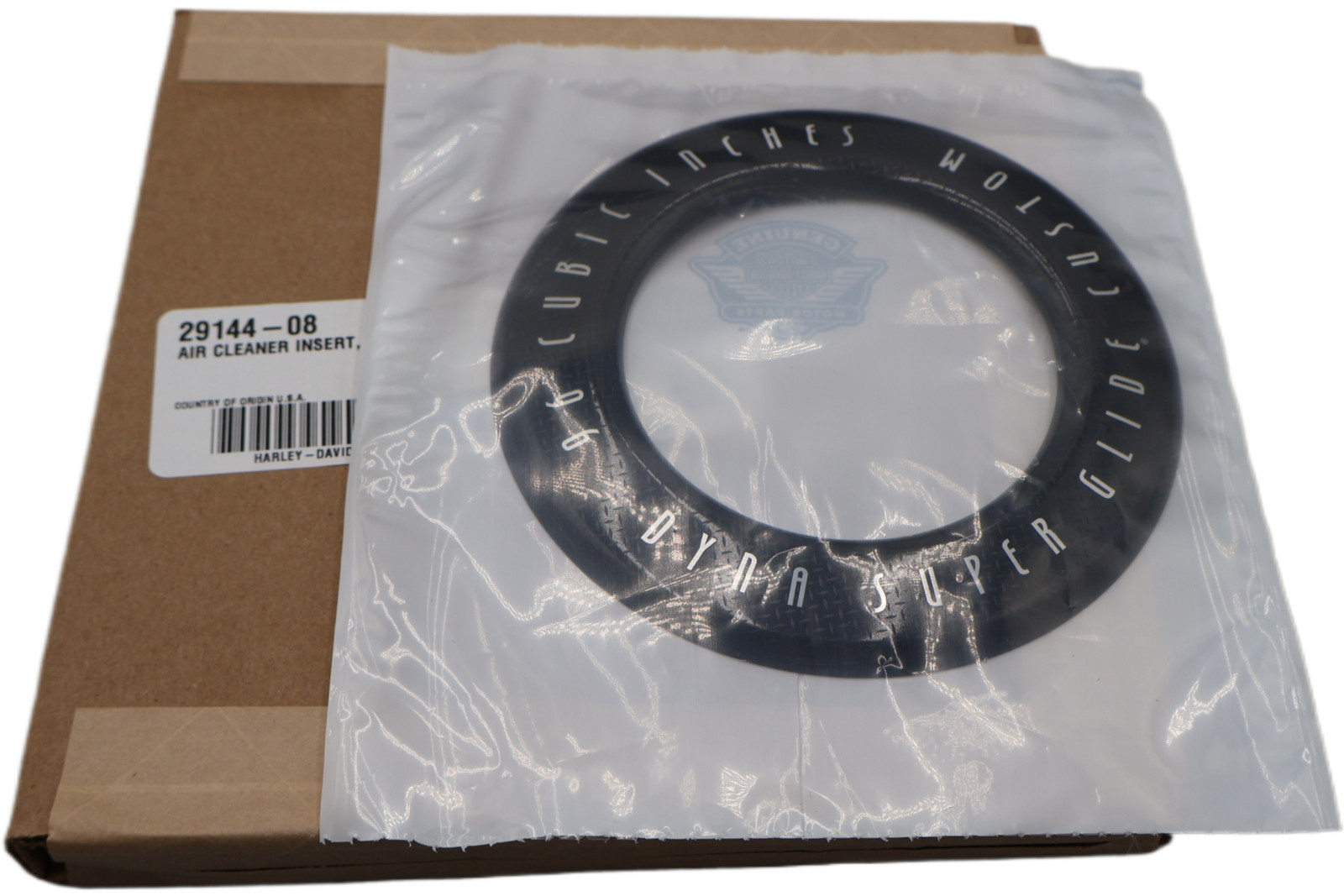 29144-08 NEW OEM 2008-2014 HARLEY-DAVIDSON DYNA SUPER GLIDE AIR CLEANER TRIM