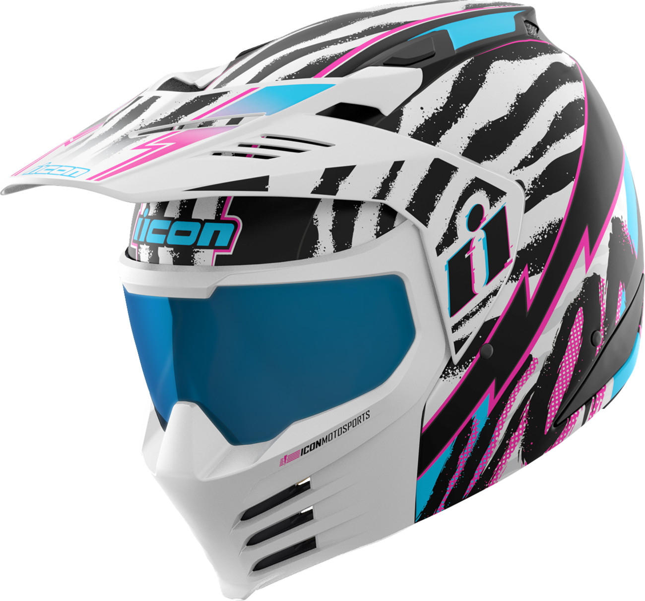 ICON - Elsinore Helmet Rad Dawn White Large | 0104-3341 ICON - Elsinore Helmet Rad Dawn White Large | 0104-3341