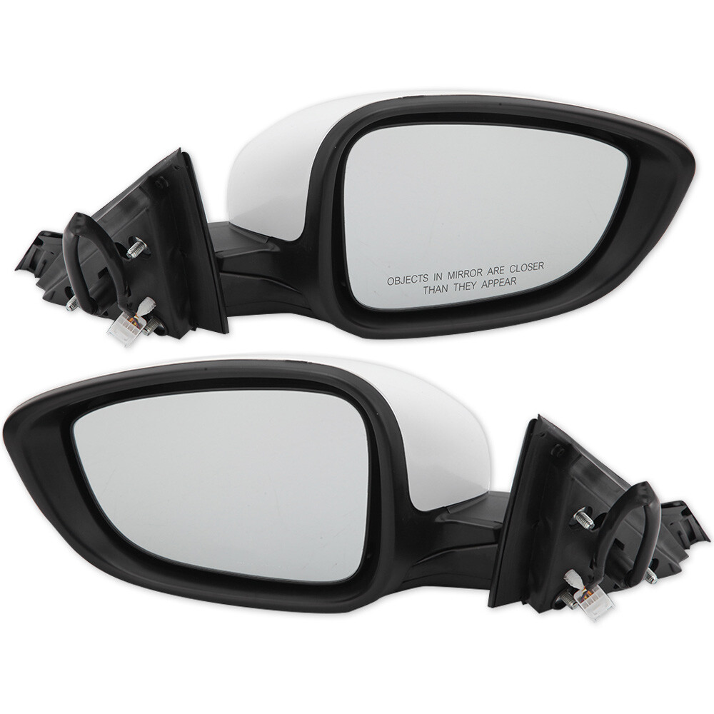 Pearl White Side Mirror Pair 3Pin For Honda Accord 2018 2019 2020 2021 2022 1.5L