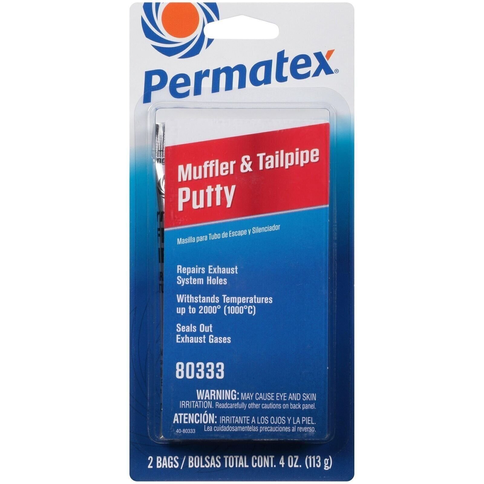 Permatex 80333 Exhaust System Repair Kit Muffler Tailpipe Exhaust Repair 4 Oz