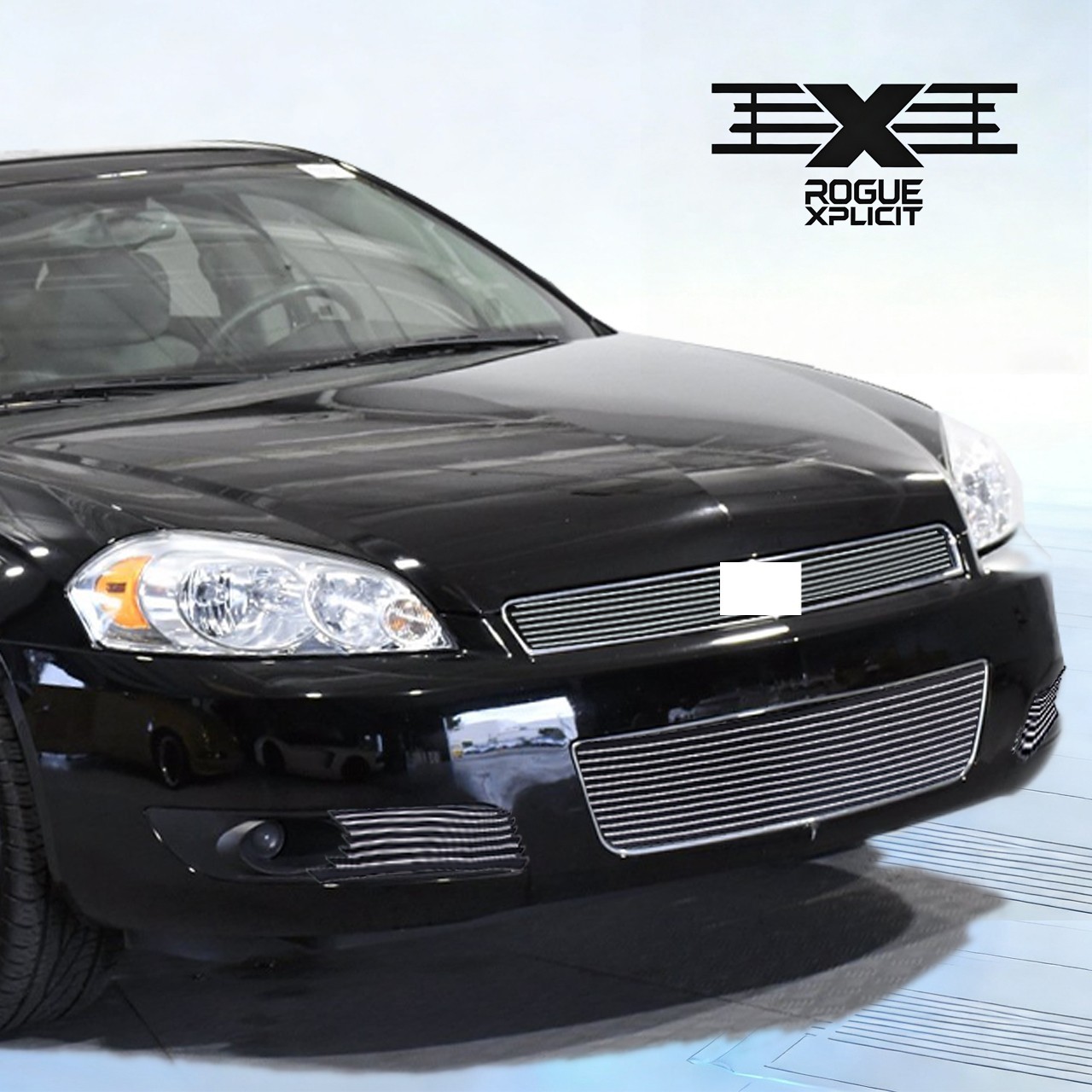 Fits 2006-2013 Chevy Impala/2014-2016 Limited With Fog Light Lower Grille Combo