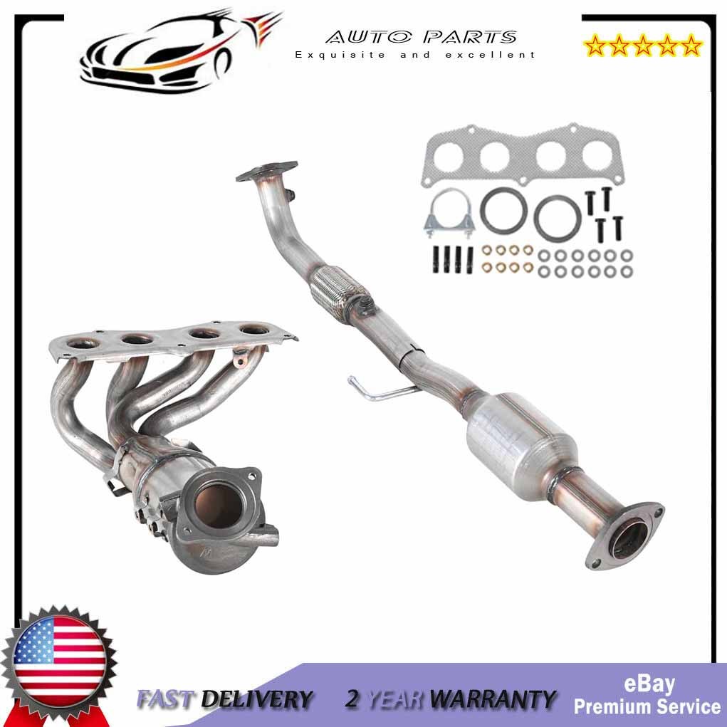 2x Front & Rear Exhaust Catalytic Converter For Toyota Camry 2007-2009 2.4L USA