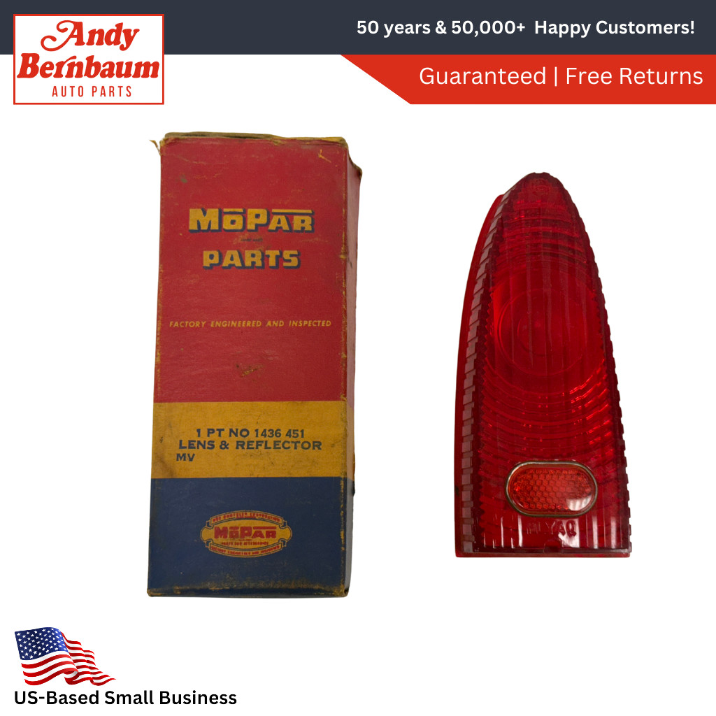 1953 Plymouth Belvedere Cambridge Rear Side Tail Light Lamp Red Lens 1436451 NOS 1953 Plymouth Belvedere Cambridge Rear Side Tail Light Lamp Red Lens 1436451 NOS
