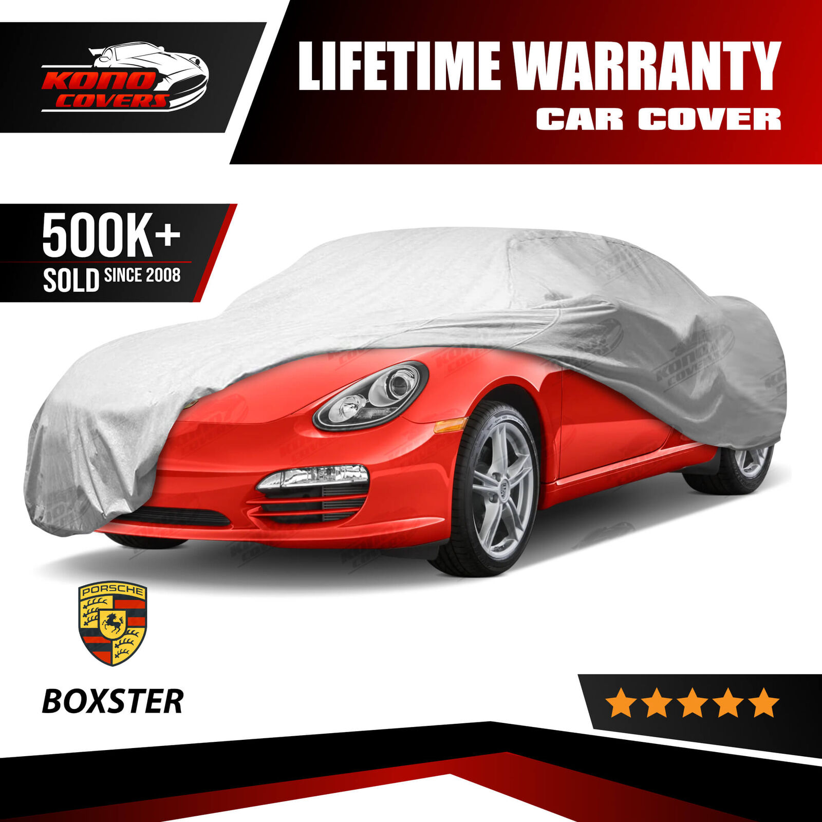 Porsche Boxster 5 Layer Car Cover Fitted Outdoor Water Proof Rain Snow Sun Dust