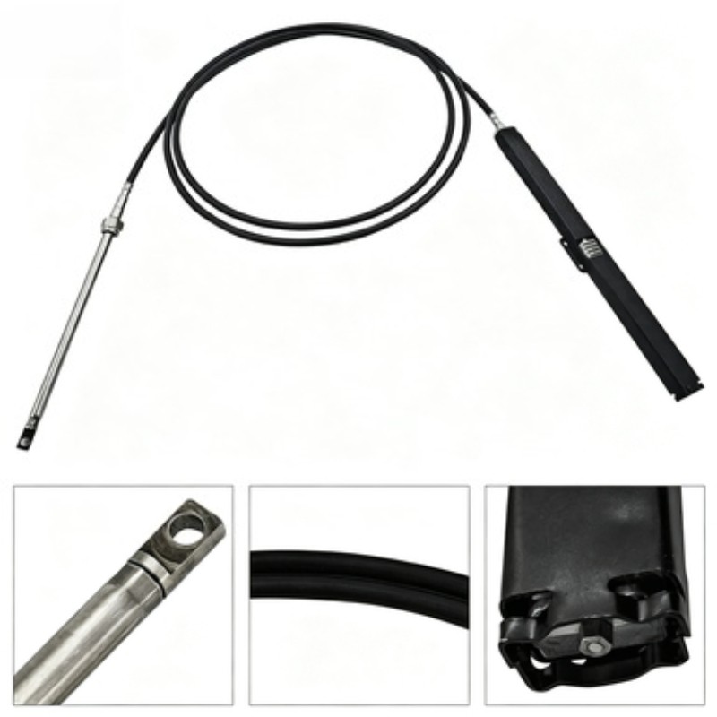 For SeaStar Teleflex SSC13416 Marine 16 ft Rack&Pinion Mechanical Steering Cable