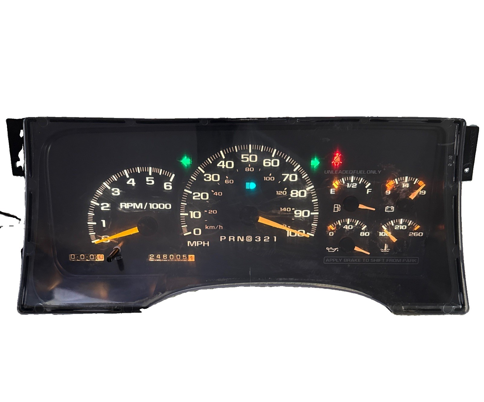 95-99 Chevy Suburban Silverado Sierra Speedometer Instrument Cluster OEM TESTED