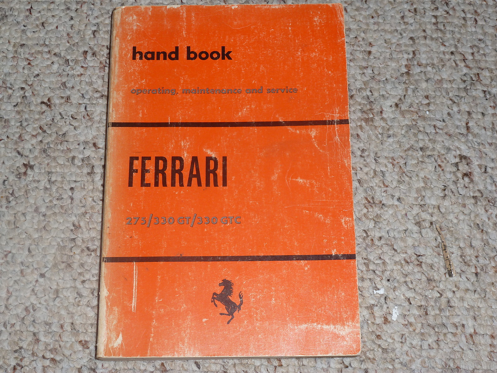 1967 Ferrari 330GTC 330 GTC Operators Maint Service Repair Manual Coupe 3.3L