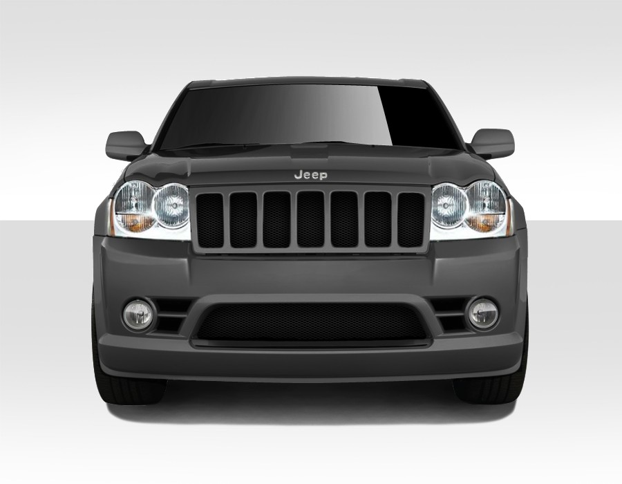 For 2005-2007 Grand Cherokee Duraflex SRT Look Front Bumper Cover - 1 Piece