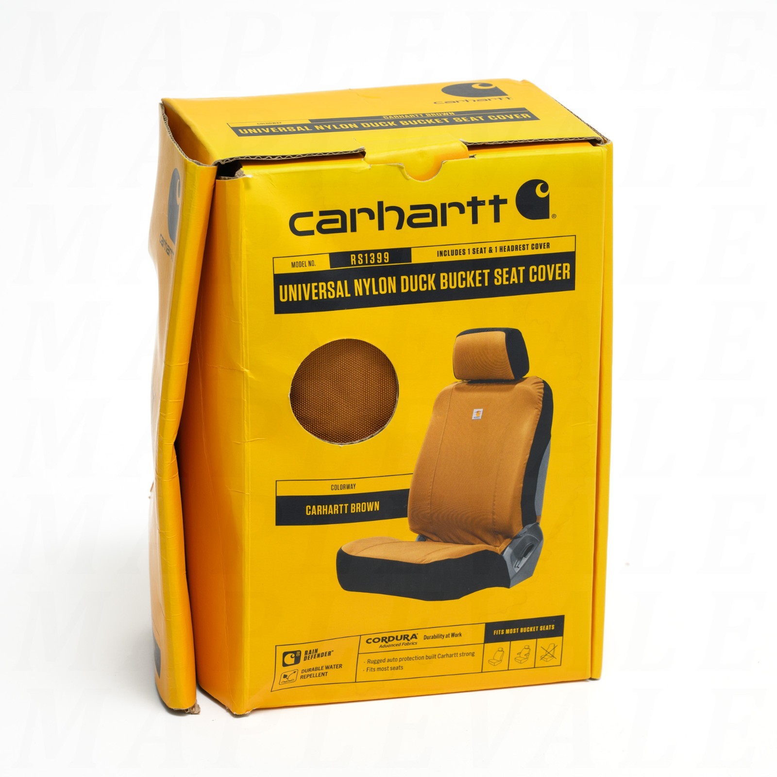 Carhartt Universal Nylon Duck Bucket Seat Cover RS1399 Carhartt Tan Brown NEW