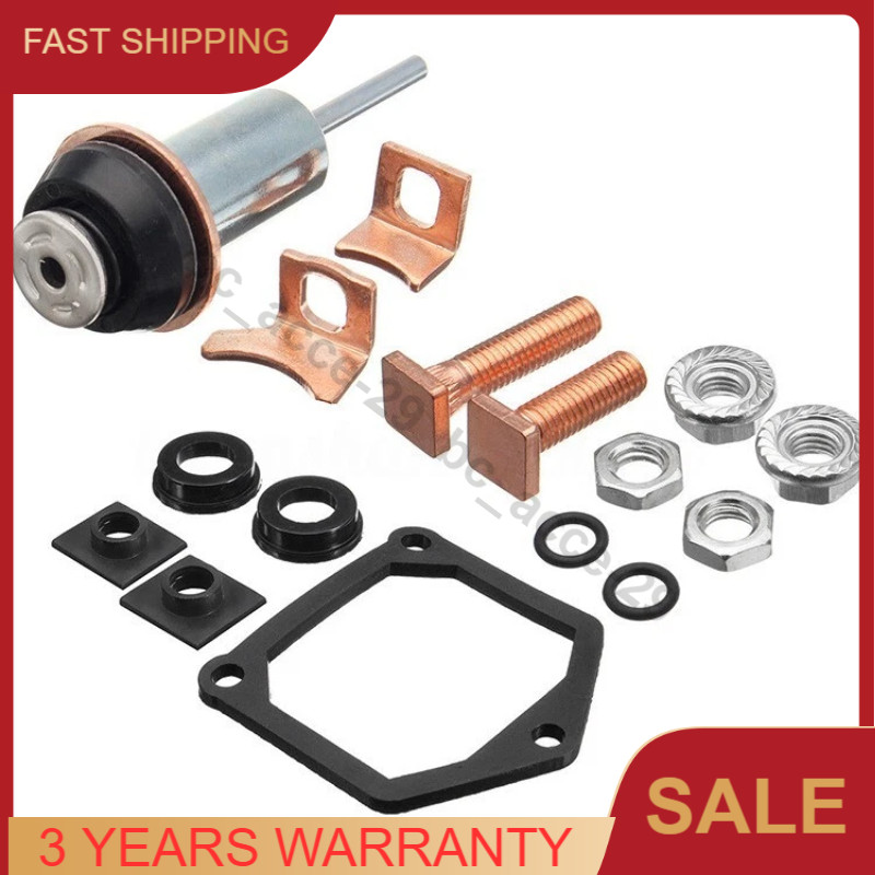 228000-6660 Starter Solenoid Repair Rebuild Kit Plunger Contacts Set Universal