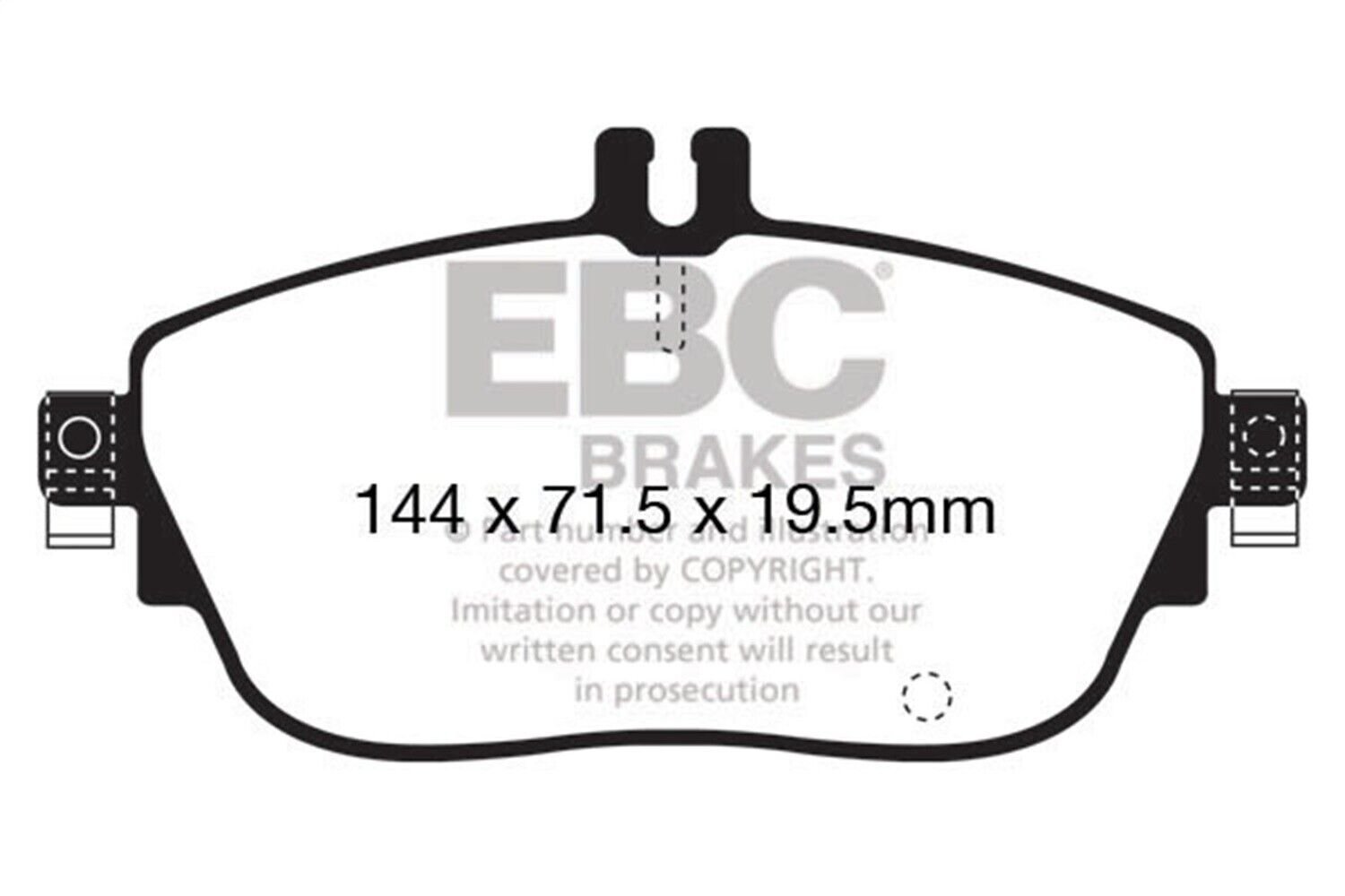 EBC UD1694 Ultimax2 Brake Pad Sets- UD1694