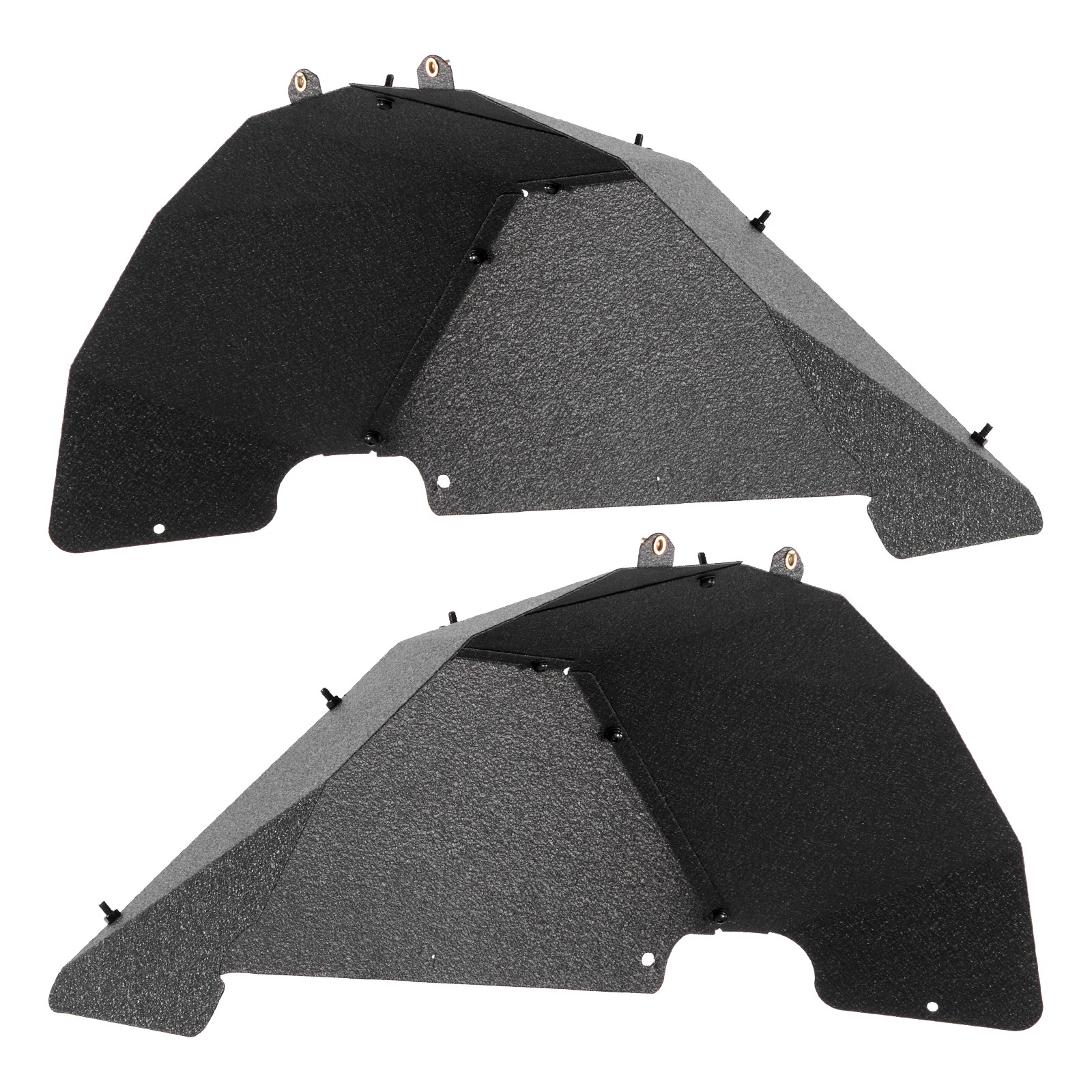 Uimoso Aluminum Rear Inner Fender Liner for 2007-2018 Jeep Wrangler JK-Balck