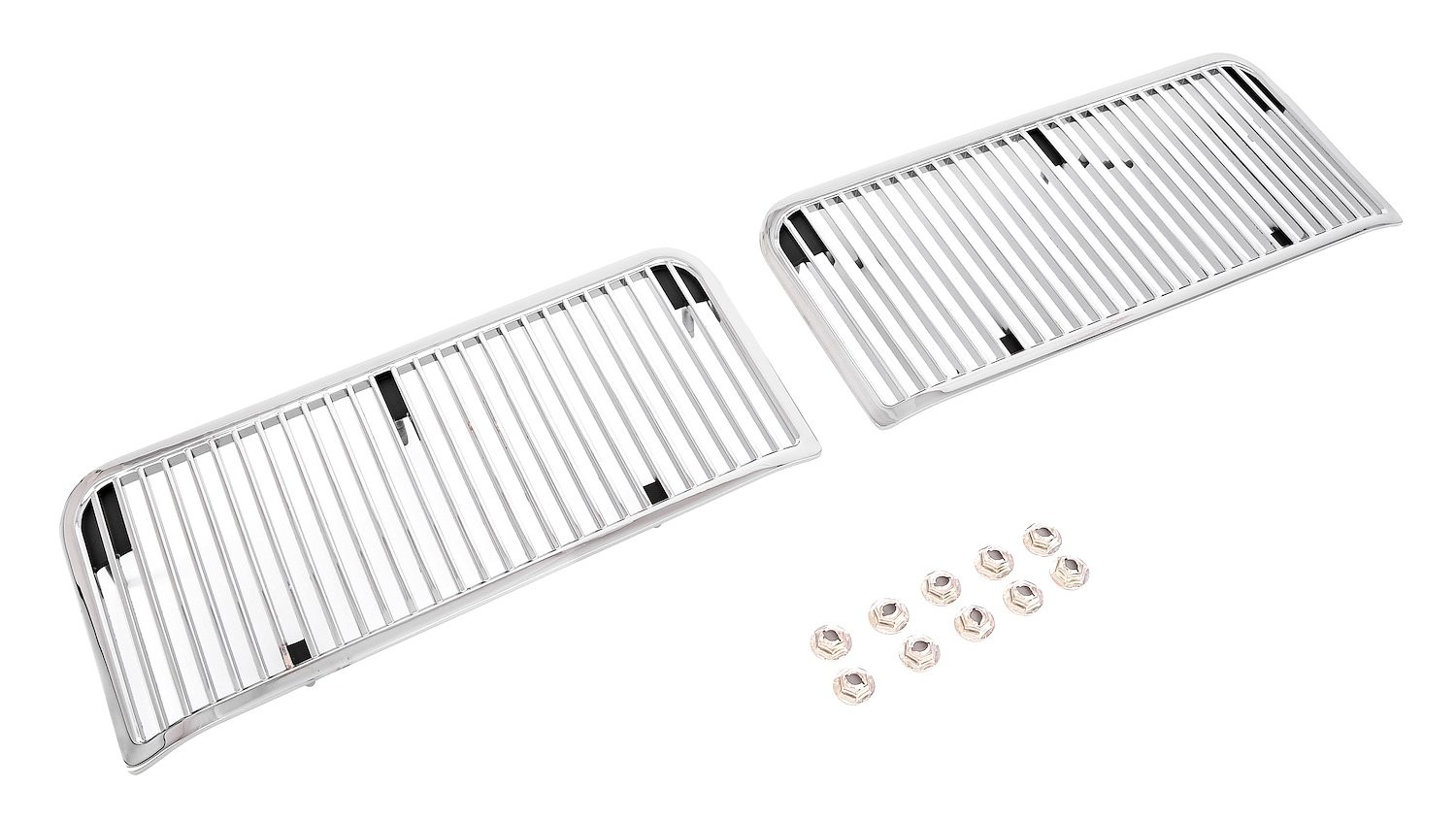 JEGS Hood Inserts 1968-1969 Chevrolet Chevelle SS, El Camino SS [Chrome]