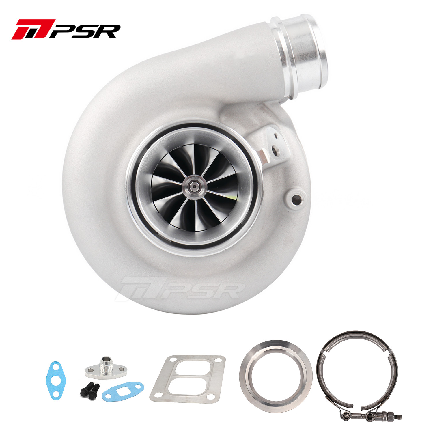 Pulsar Turbo Billet T51R MOD S363 Journal Bearing T4 Divided, .91 A/R 76/67.5mm Pulsar Turbo Billet T51R MOD S363 Journal Bearing T4 Divided, .91 A/R 76/67.5mm