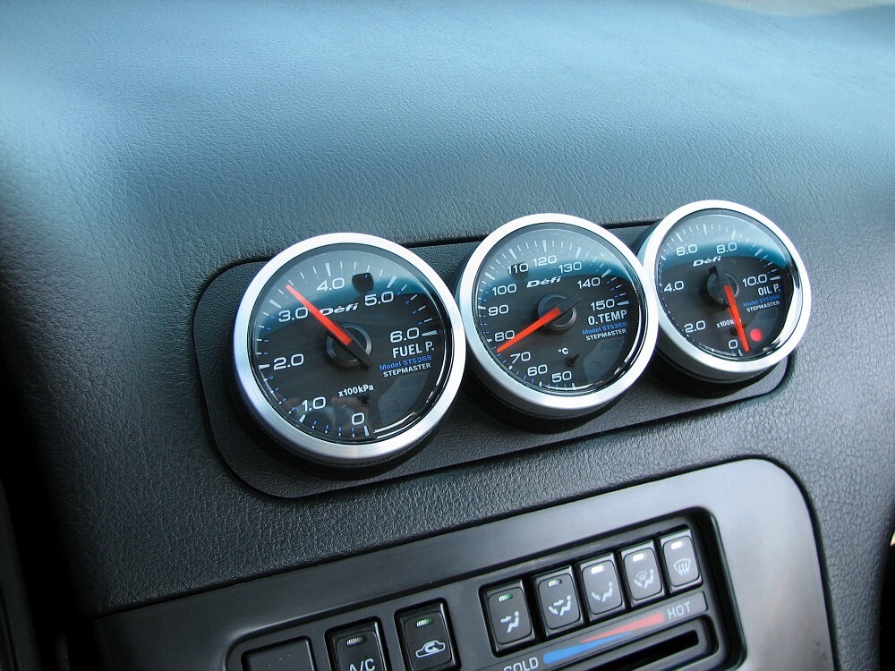 52mm Triple Vent Gauge Pod Mount for Nissan 200sx 180sx 240sx S13