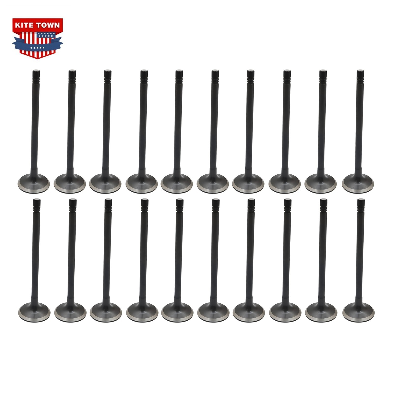20Pcs Intake Exhaust Valves For 2004-06 Chevy Colorado GMC Canyon 2.8 3.5 L4 L5