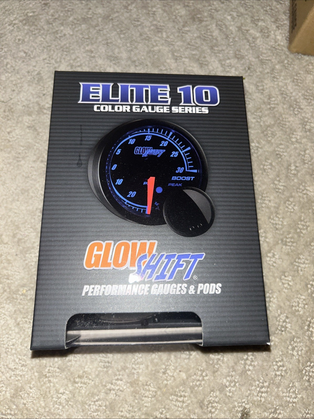 GlowShift - Elite 10 Color 30 PSI Turbo Boost / Vacuum Gauge Kit - GS-ET01 NIB GlowShift - Elite 10 Color 30 PSI Turbo Boost / Vacuum Gauge Kit - GS-ET01 NIB