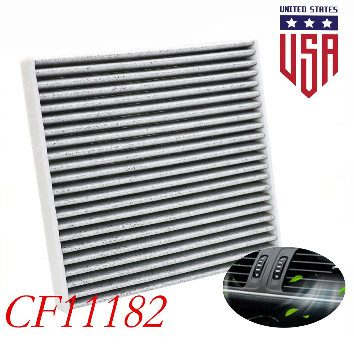 CF11182 Cabin Air Filter for HONDA Civic Clarity CRV CRZ HRV W/ CHARCOAL Carbon