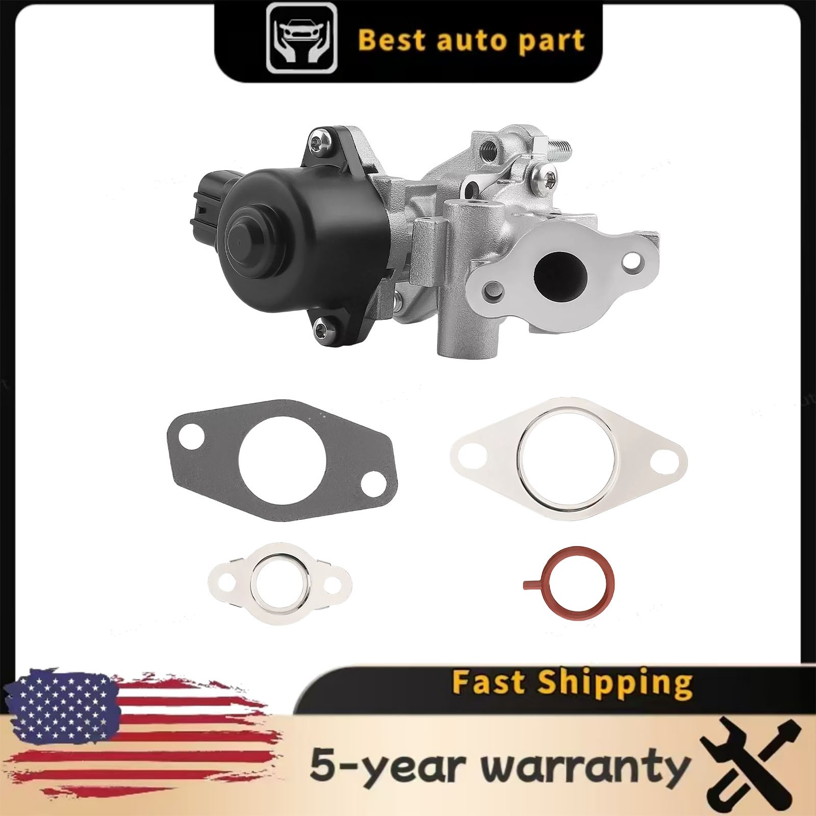 NEW GENUI  For TOYOTA 2010-2015 PRIUS, 12-17 PRIUS V, EGR VALVE KIT 04004-58137